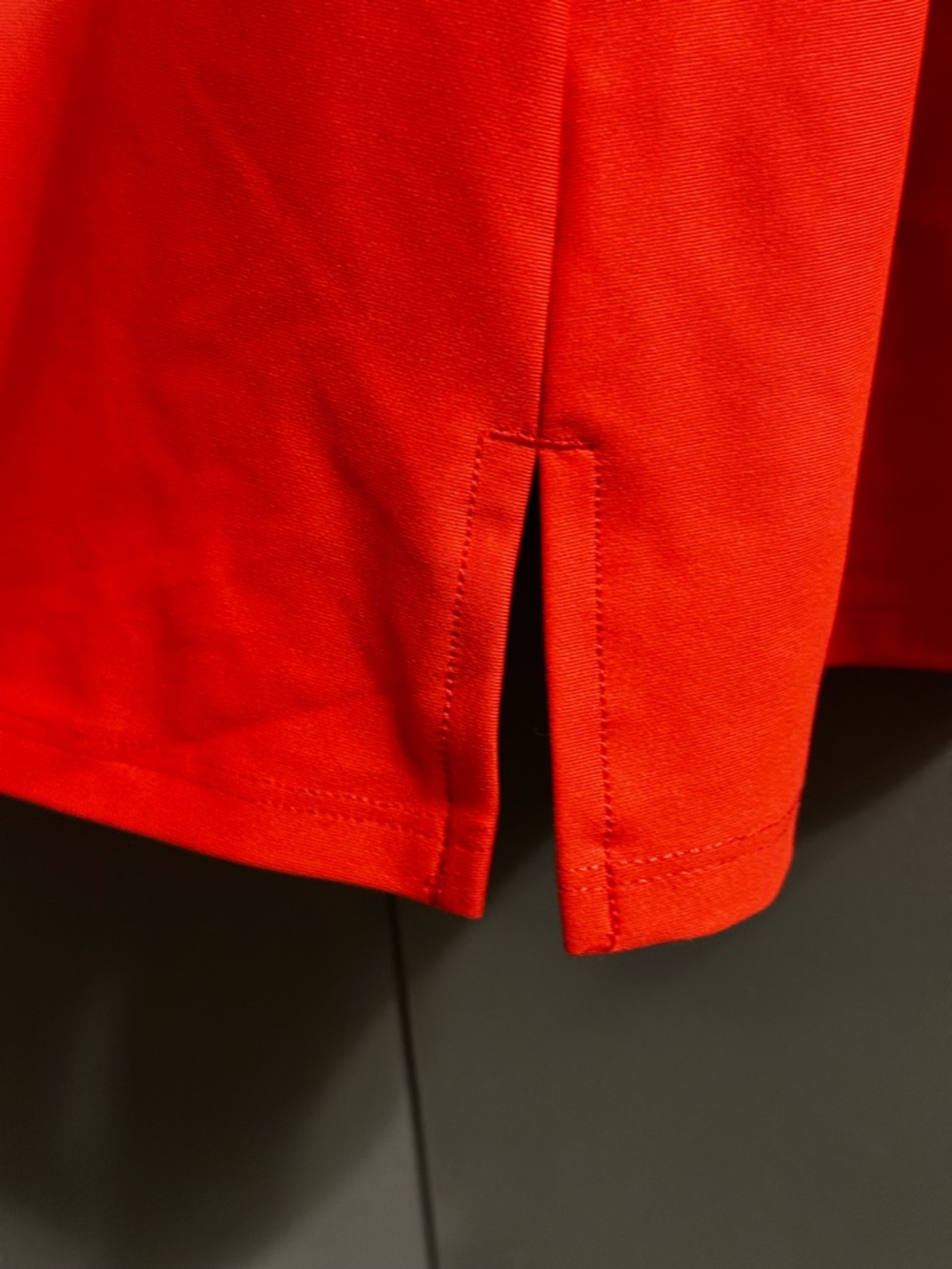 Old Navy Red Mini Slip Dress with White Trim - Picture 2 of 6